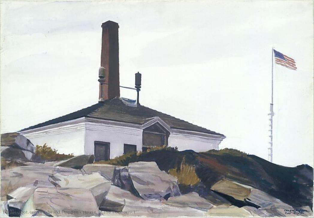 House Of The Foghorn, I — Edward Hopper