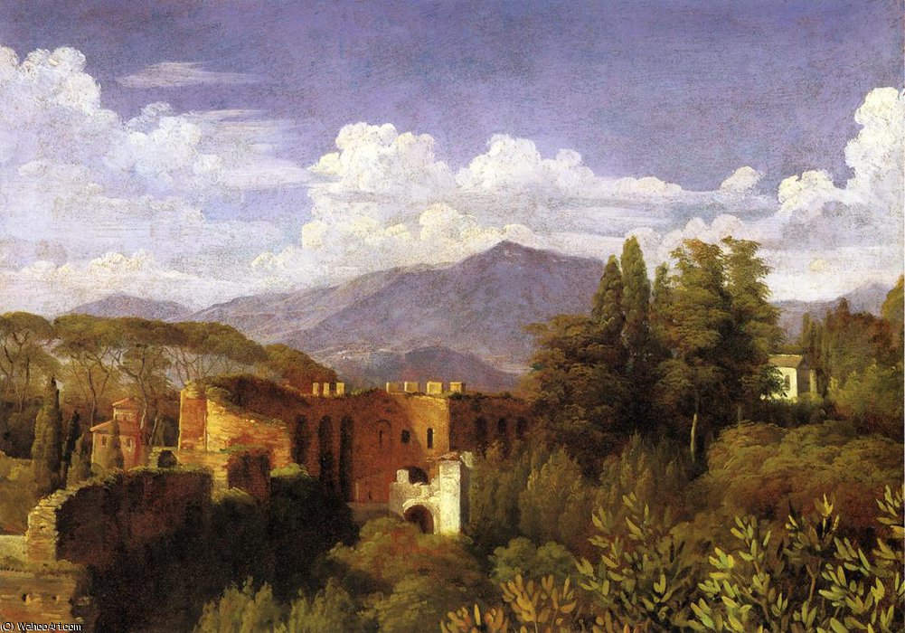 View From The Villa Medici — François Edouard Picot