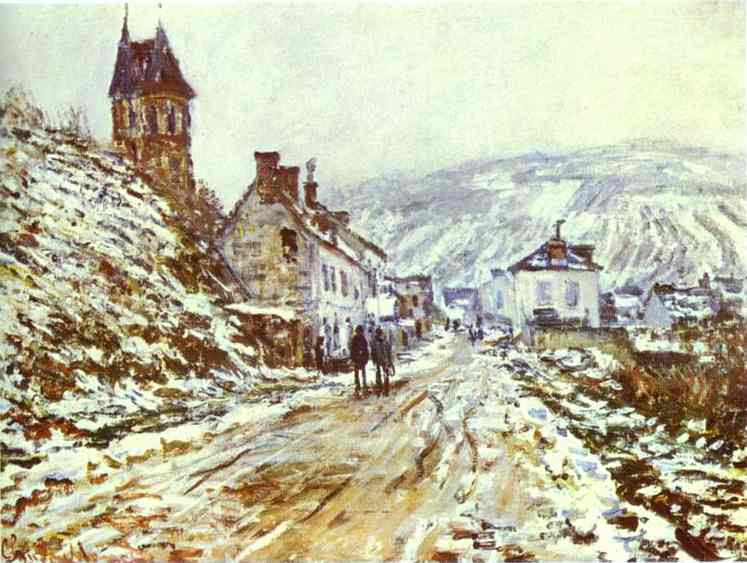 The Road To Vétheuil — Claude Monet