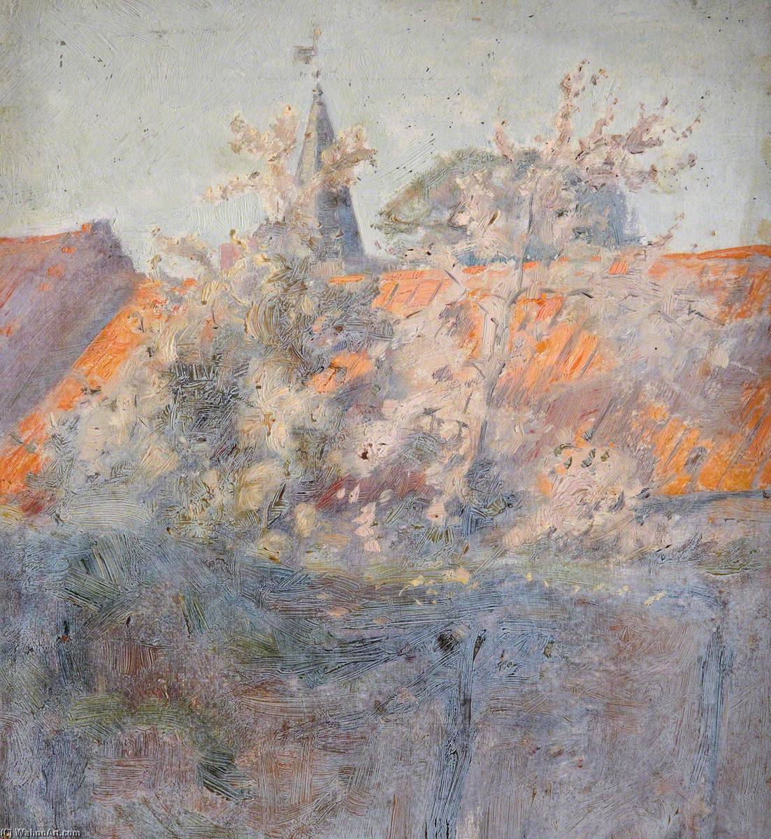 Blossom And Pantiled Roof — William Darling Mckay