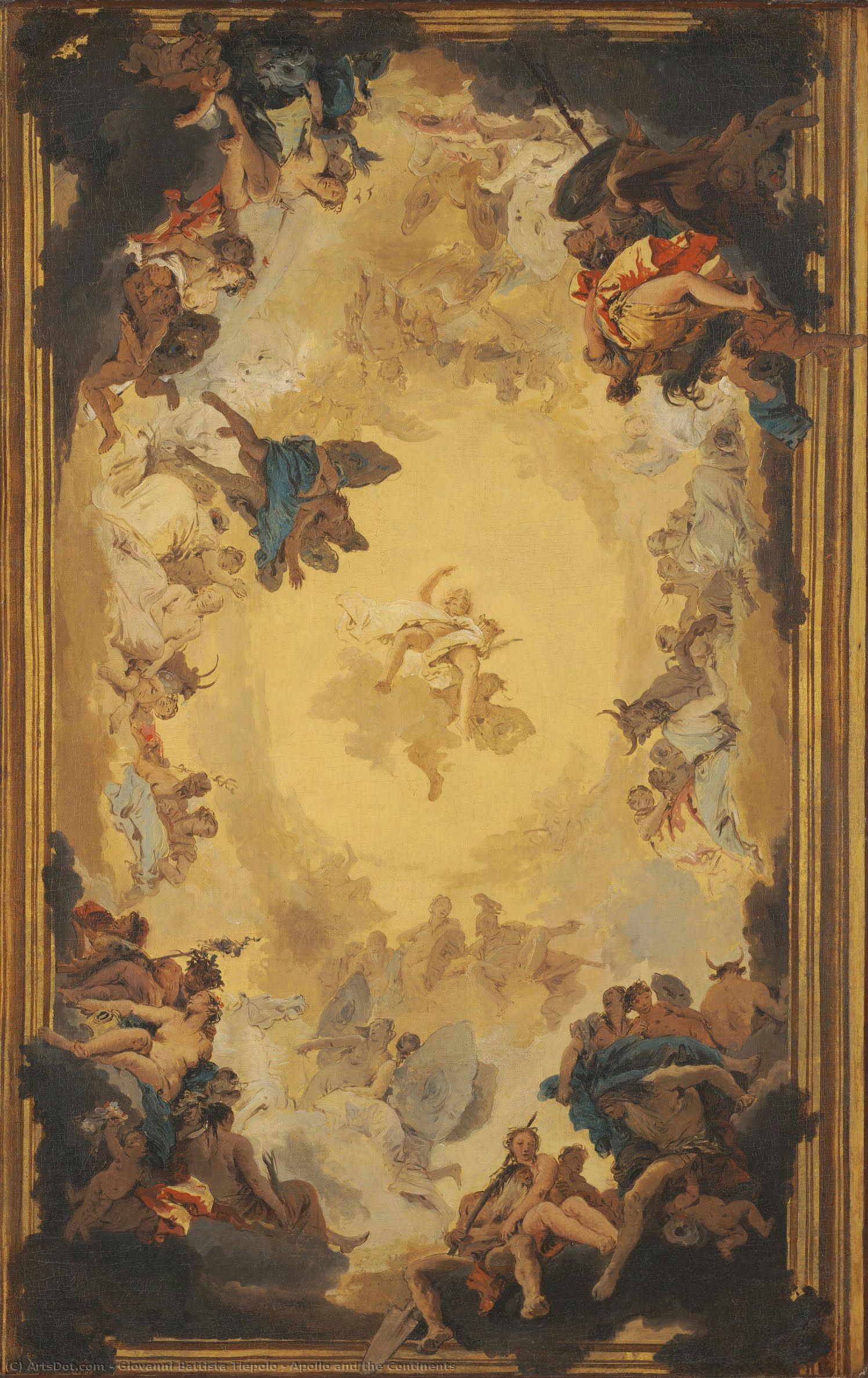 Apollo And The Continents — Giambattista Tiepolo