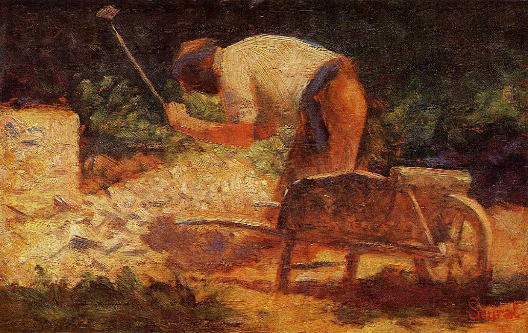 The Stone Breaker — Georges Seurat