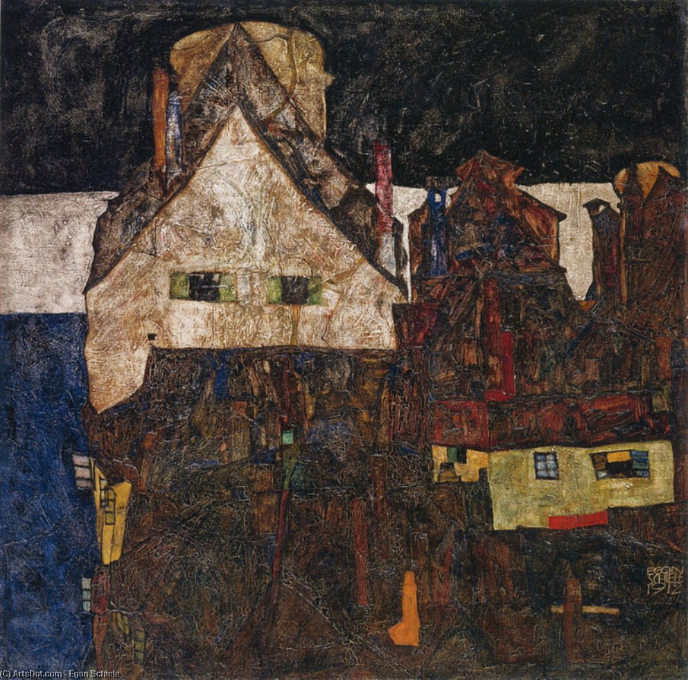 The Small City I (also Known As Dead City Vi) — Egon Schiele