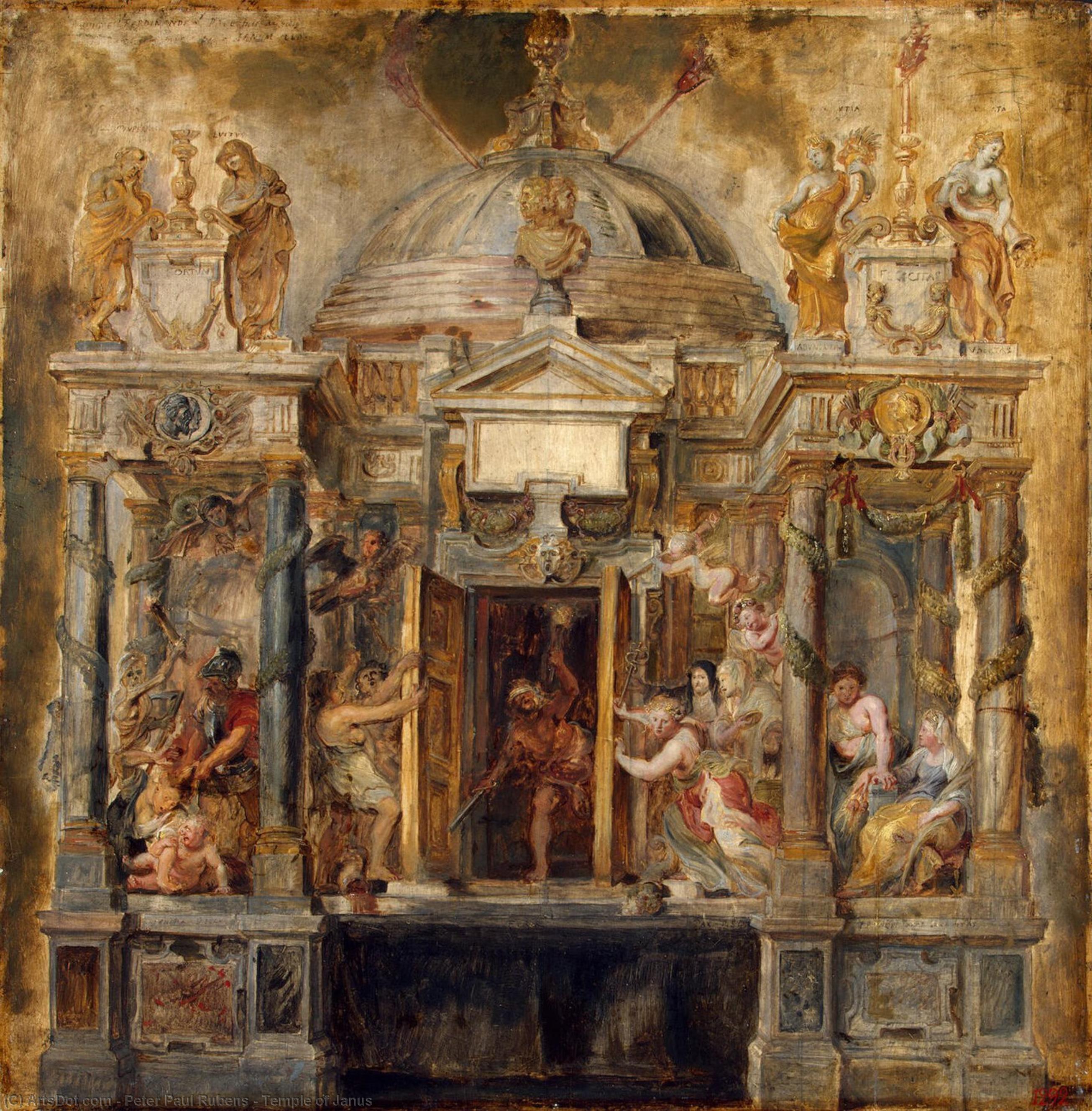 Temple Of Janus — Peter Paul Rubens