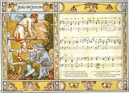 Jog On, Jog On - — Walter Crane