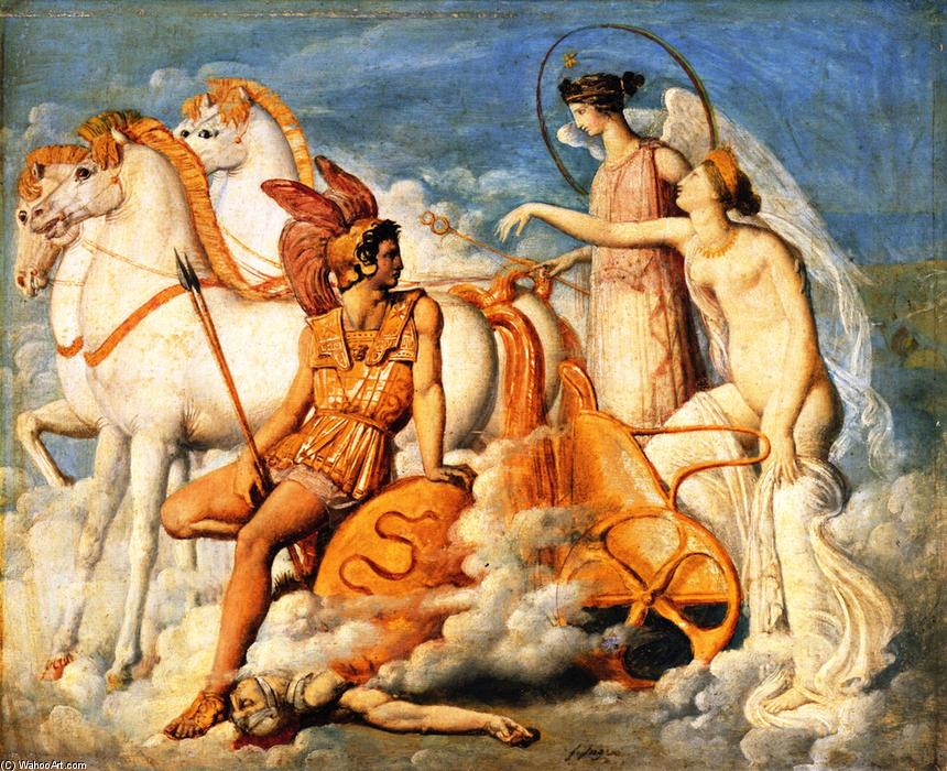 Venus, Wounded By Diomedes, Returns To Olympus — Jean-auguste-dominique Ingres