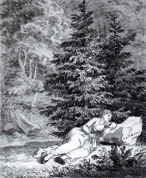 The Romantic Reader — Caspar David Friedrich