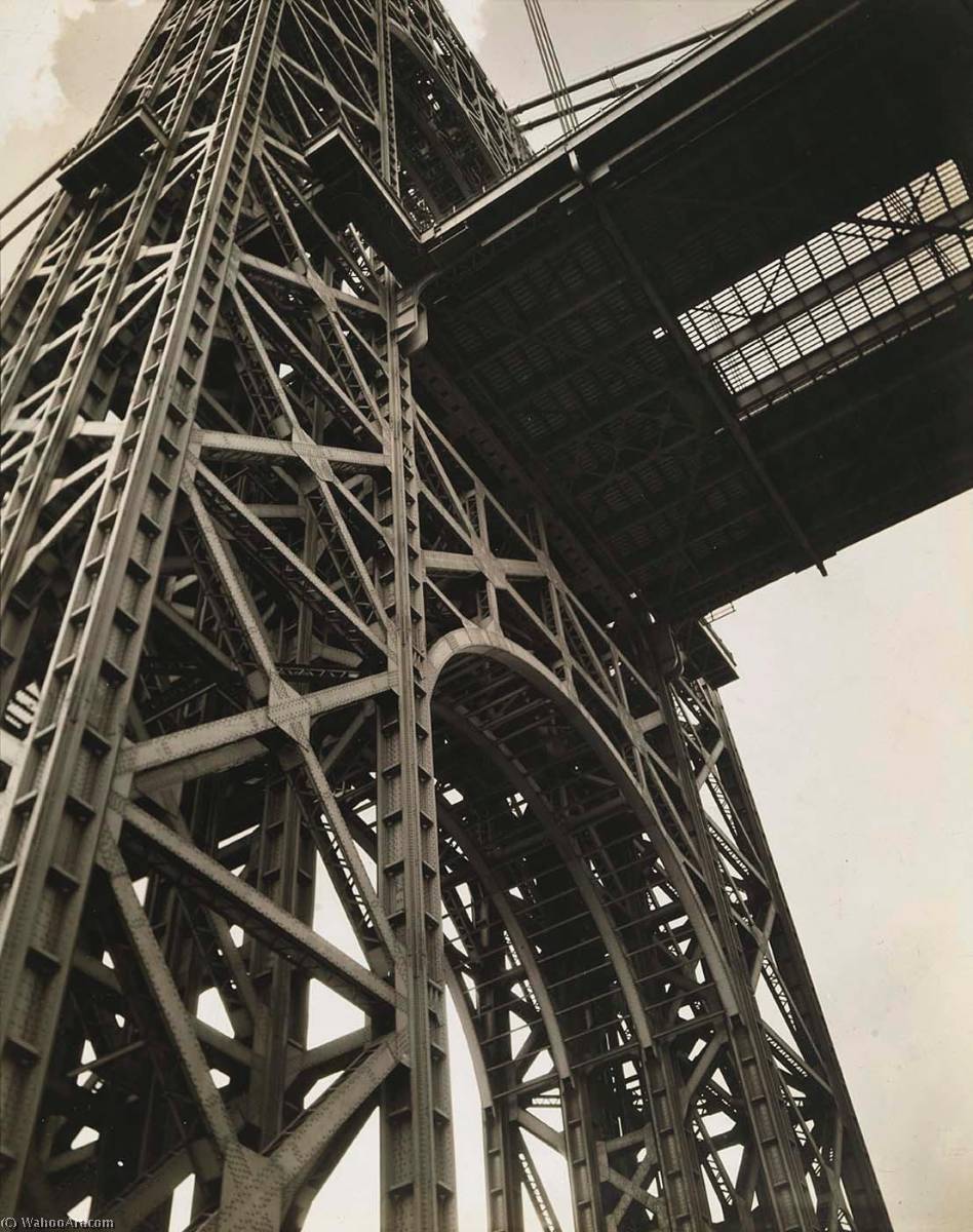 George Washington Bridge, Riverside Drive And 179th Street, Manhattan — Berenice Abbott