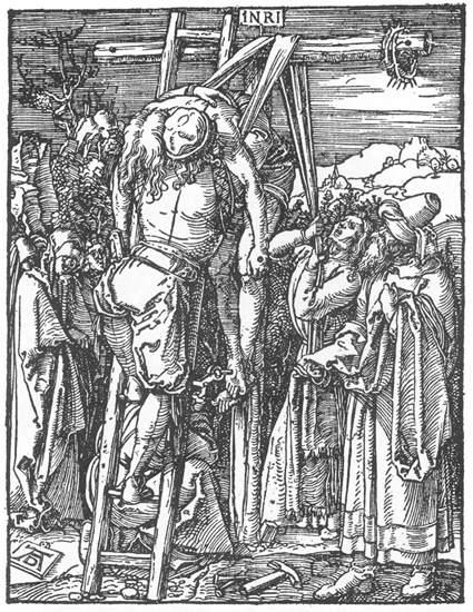Small Passion: 26. The Descent From The Cross — Albrecht Dürer