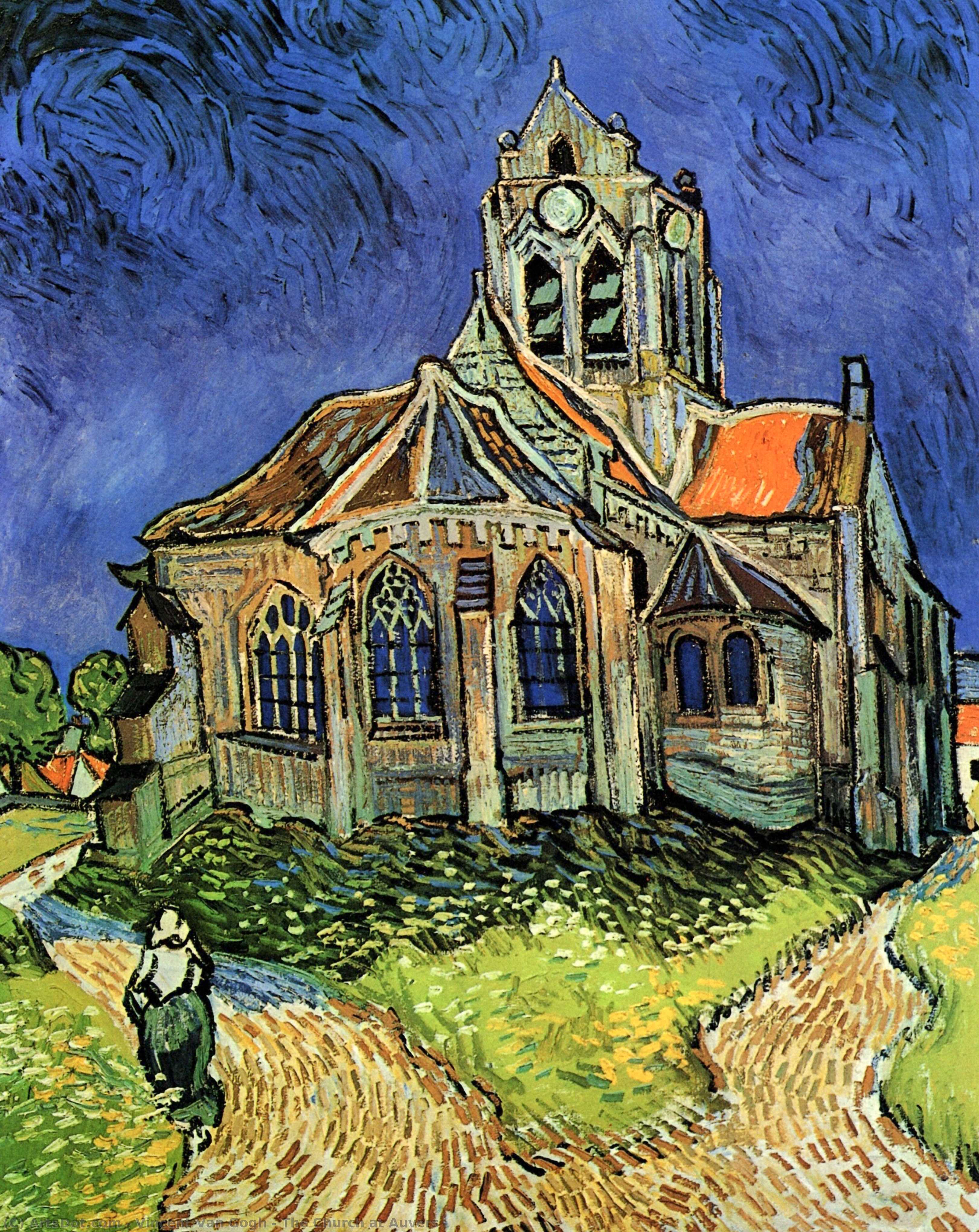 The Church At Auvers — Vincent Willem Van Gogh