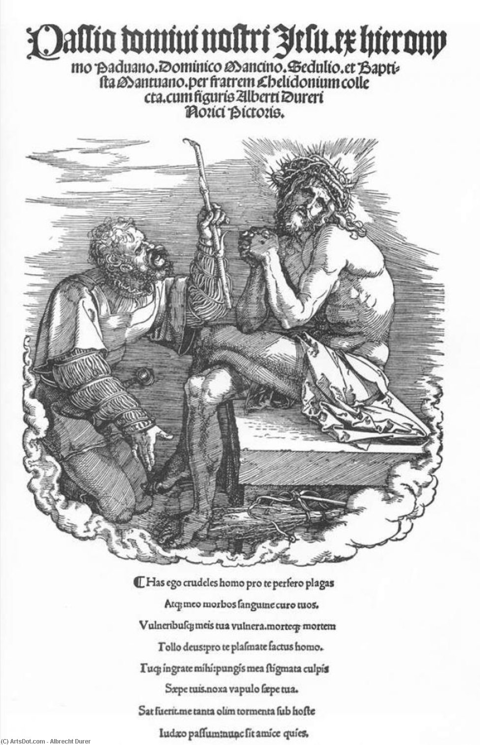 The Large Passion: 1. Title Page — Albrecht Dürer