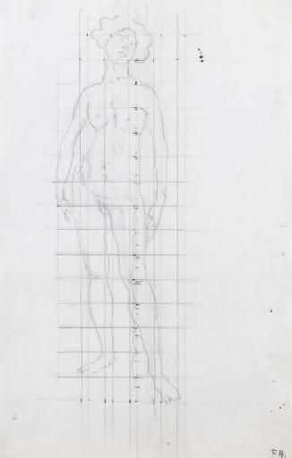 Standing Female Nude — Ferdinand Hodler