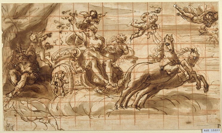 Aurora (study) — Guercino
