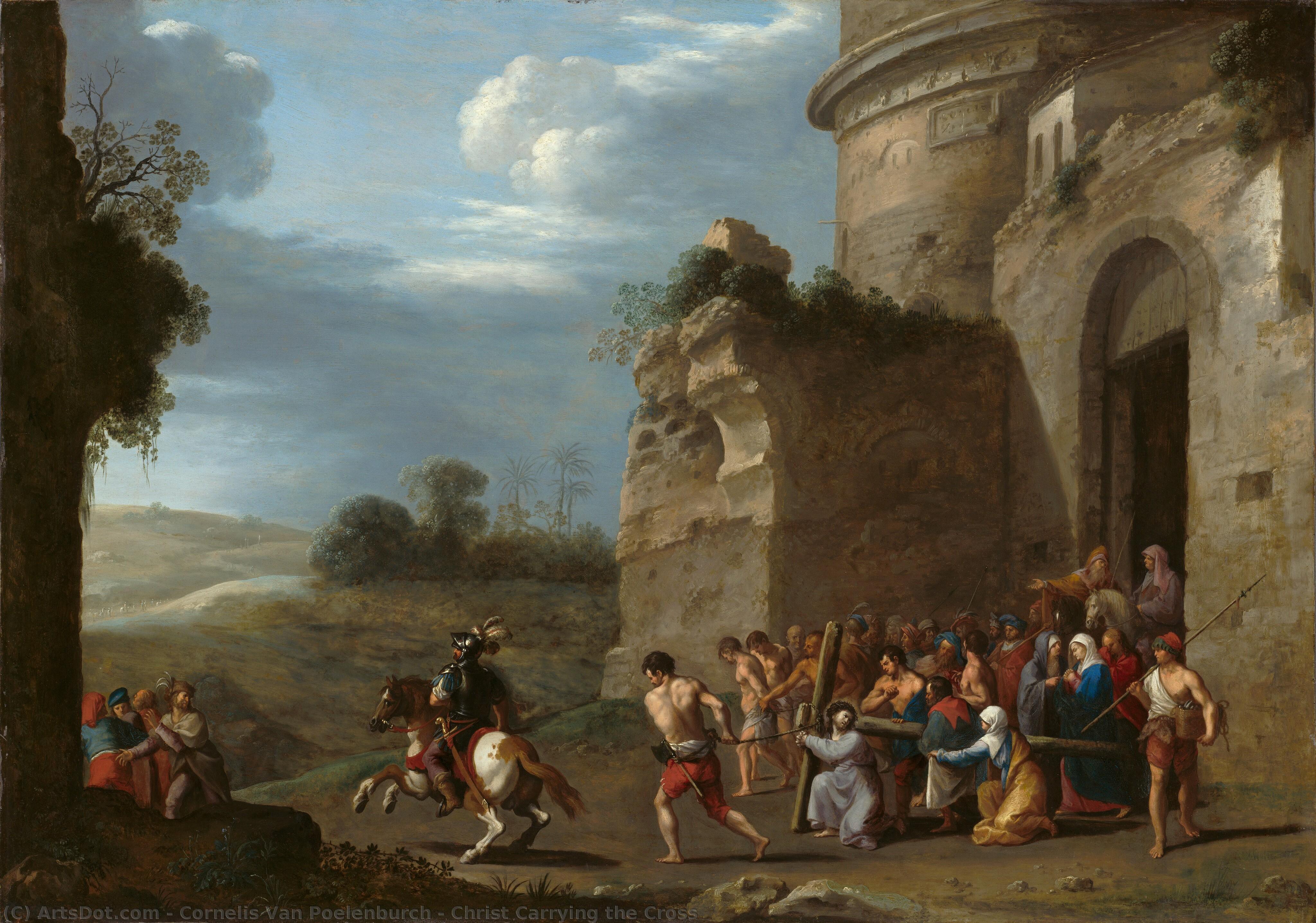 Christ Carrying The Cross — Cornelis Van Poelenburch