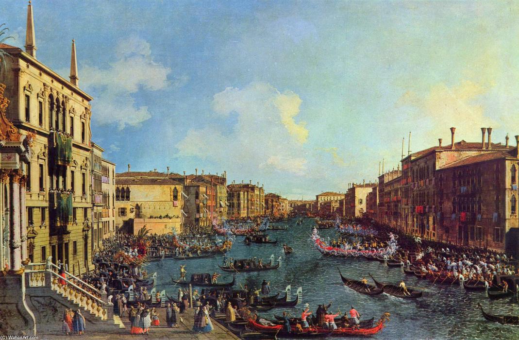 A Regatta On The Grand Canal — Canaletto