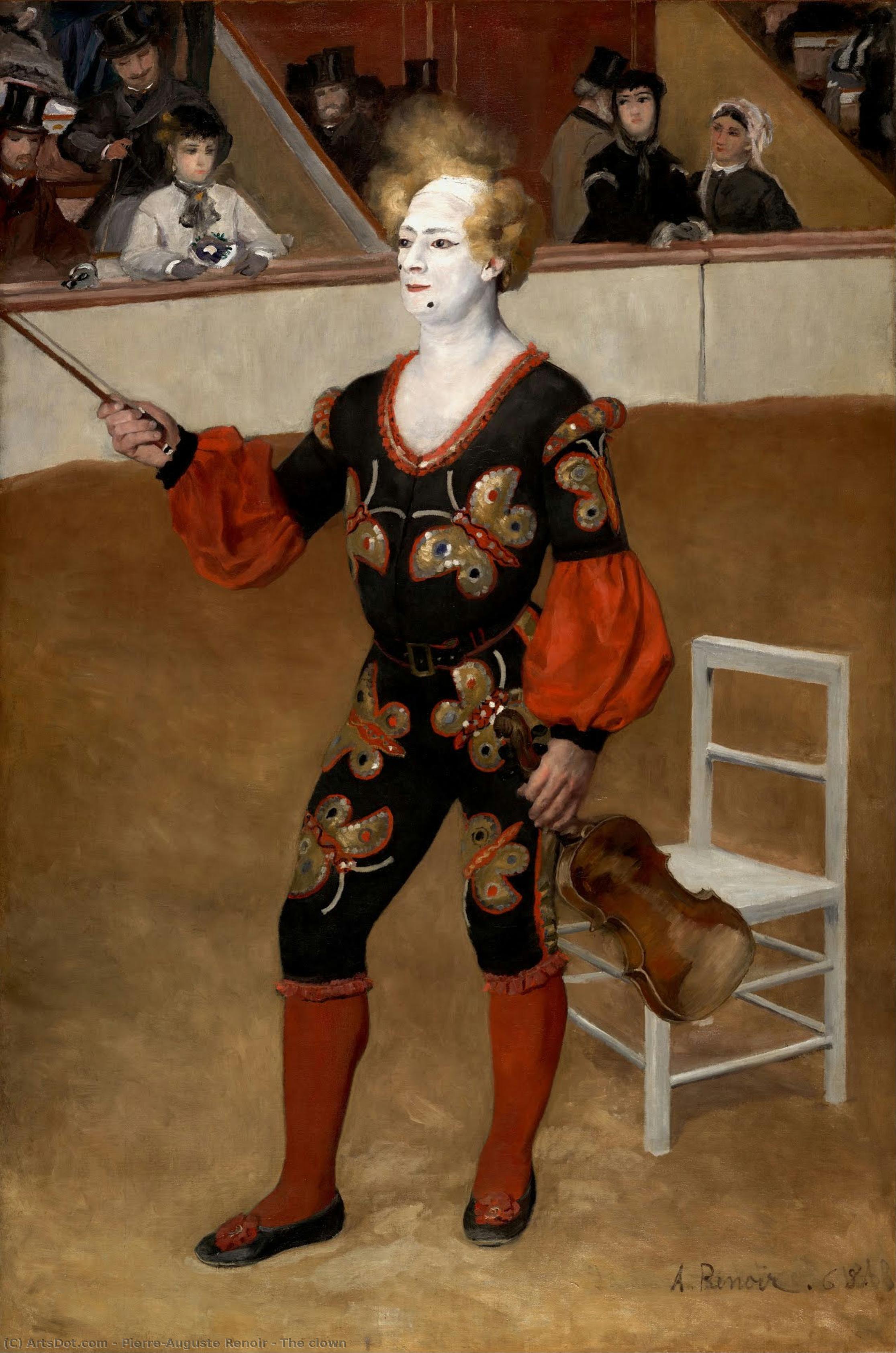 The Clown — Pierre-auguste Renoir