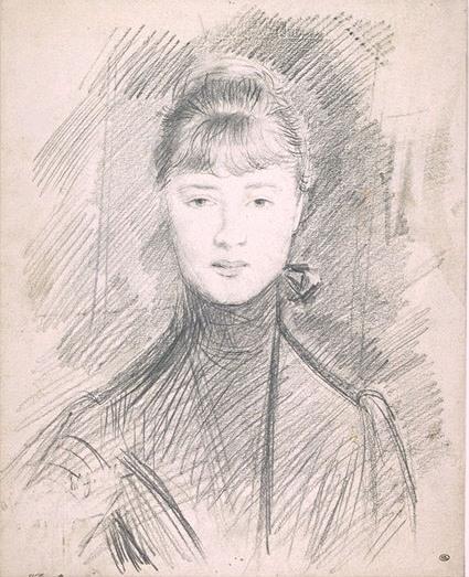 Portrait Of A Girl — Paul César Helleu