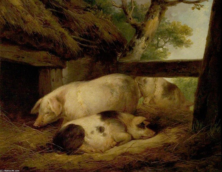 Study Of Pigs — George Morland