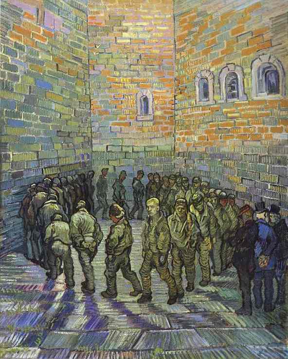 The Prison Courtyard — Vincent Willem Van Gogh