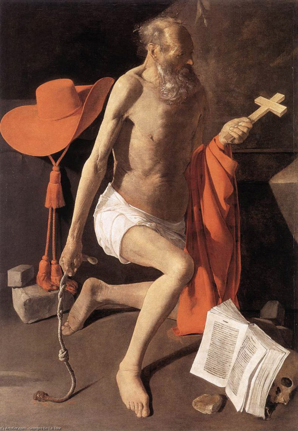 Penitent St Jerome — Georges De La Tour