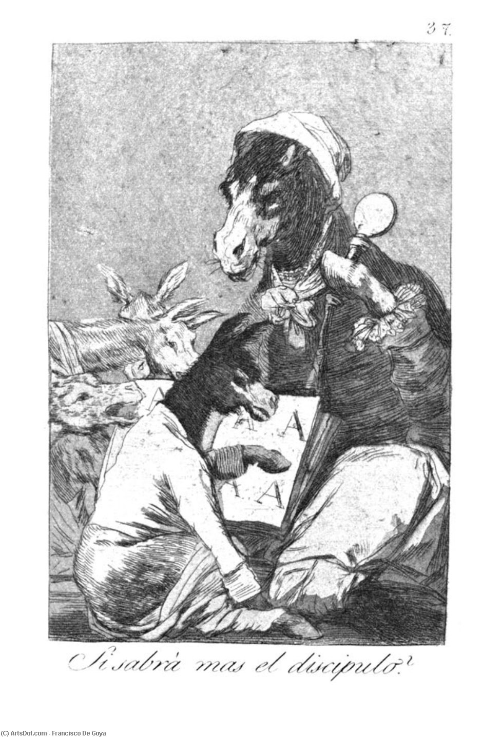 Will The Student Be Wiser. — Francisco José De Goya Y Lucientes
