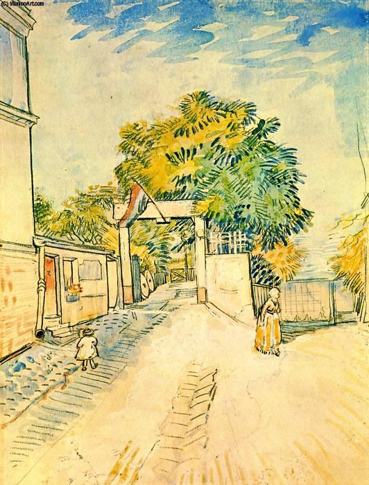 Entrance To The Moulin De La Galette — Vincent Willem Van Gogh