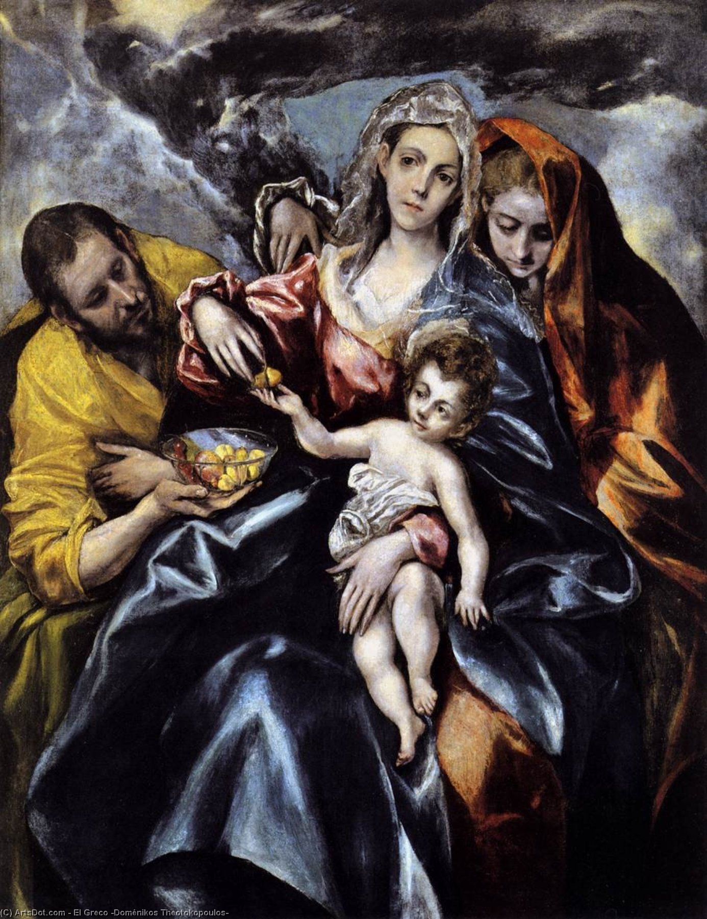 The Holy Family With St Mary Magdalen — El Greco