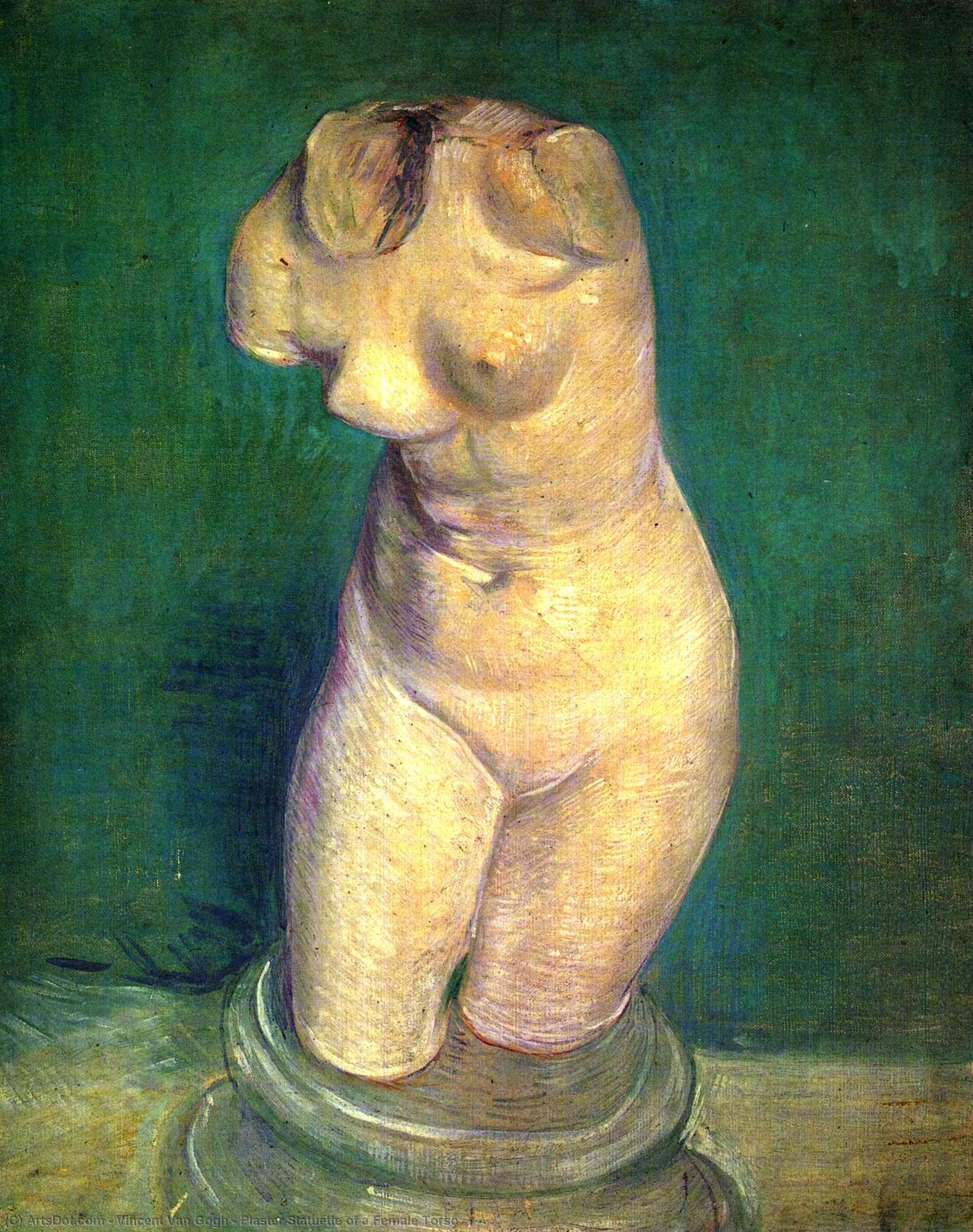 Gips-statuette Eines Weiblichen Torso — Vincent Willem Van Gogh