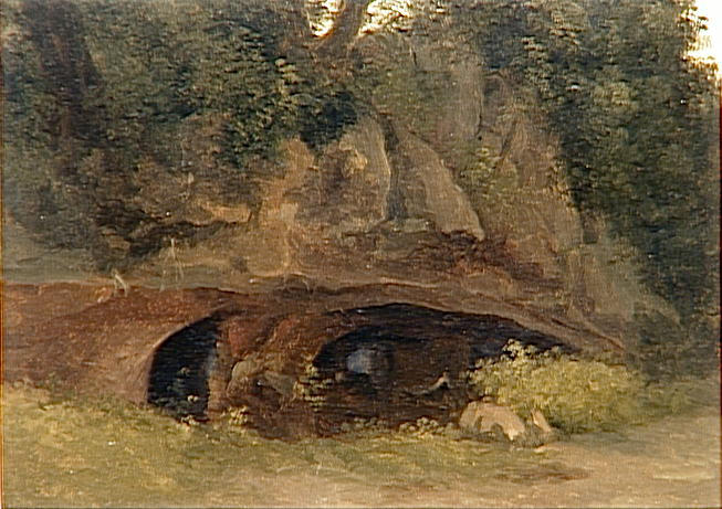 Rocher Dans Un Sous Bois — Pierre De Valenciennes