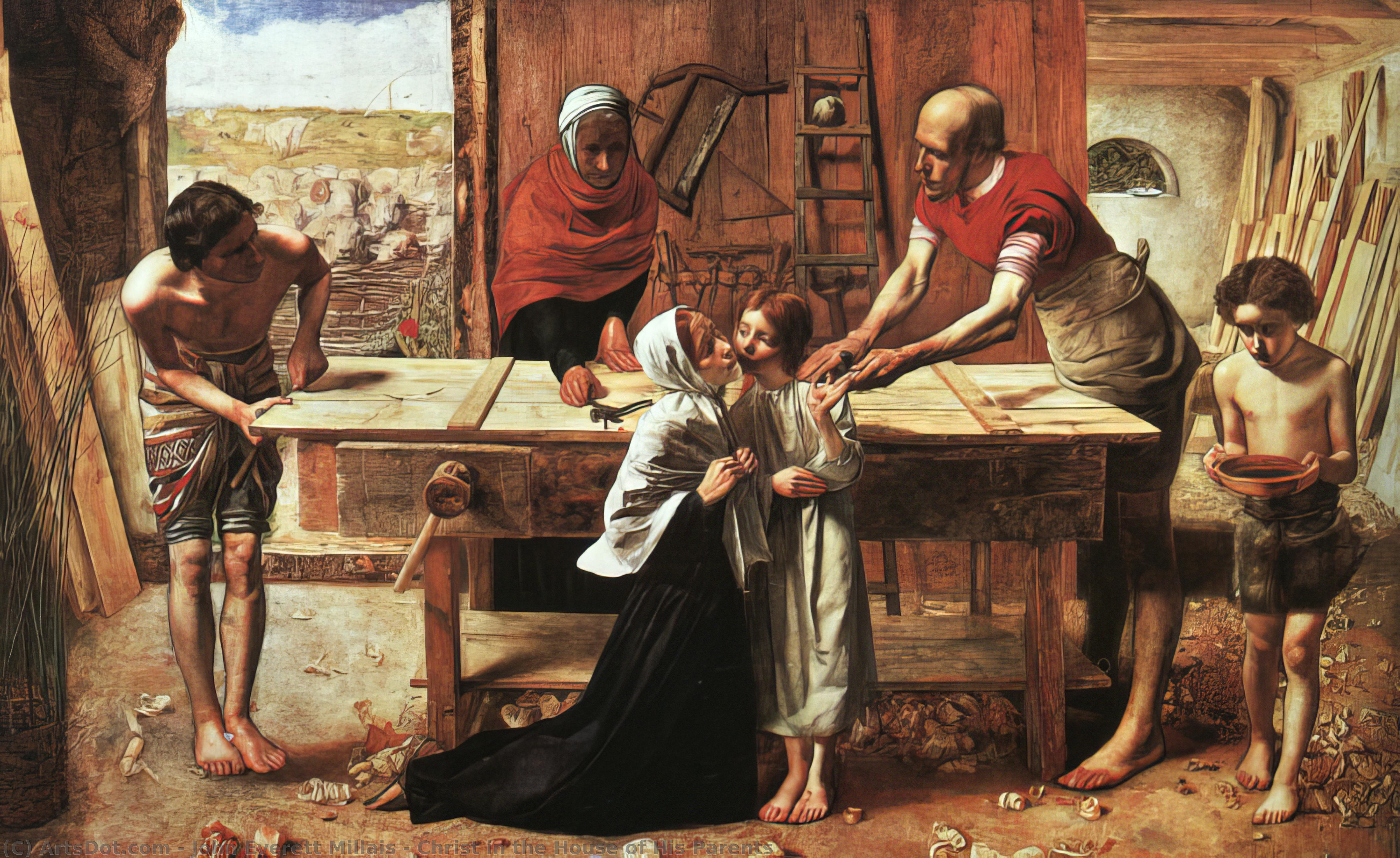 Christ In The House Of His Parents — Sir John Everett Millais