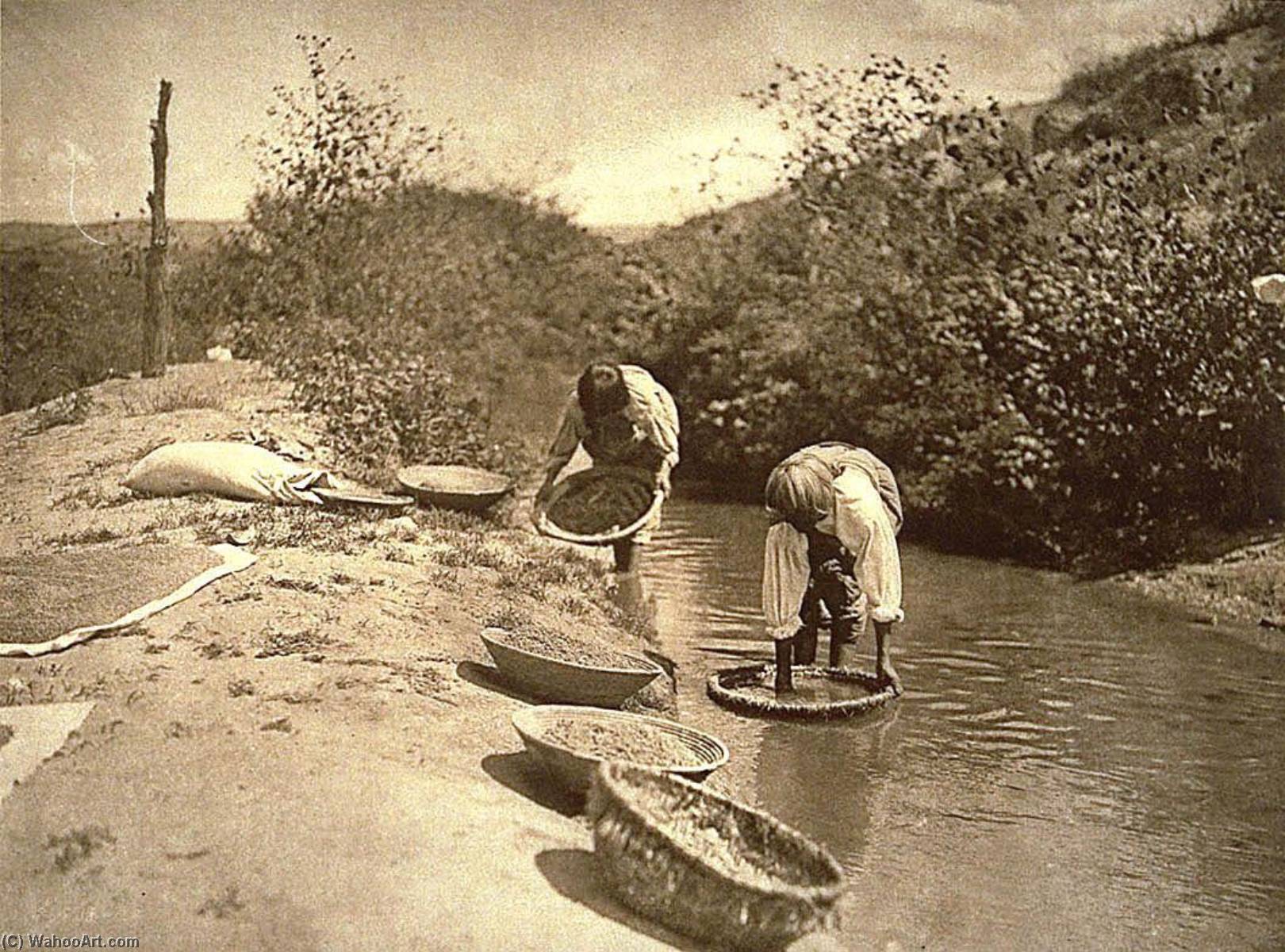 Washing Wheat San Juan — Edward Sheriff Curtis