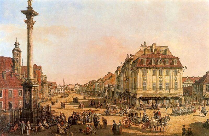 Cracow Suburb Seen From The Cracow Gate — Bernardo Bellotto