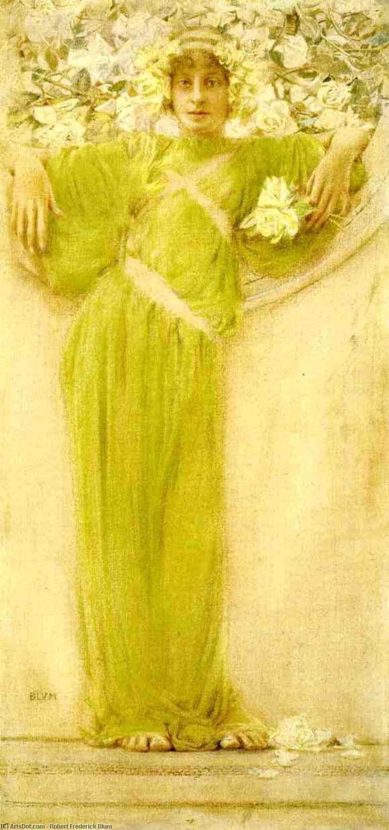 A Garland Of Roses — Robert Frederick Blum