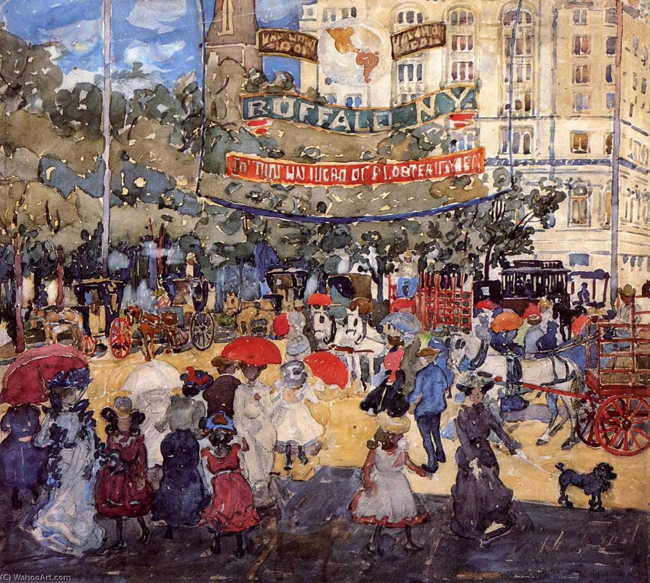 Madison Square — Maurice Brazil Prendergast
