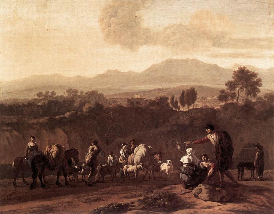 Landscape In The Roman Campagna — Karel Dujardin
