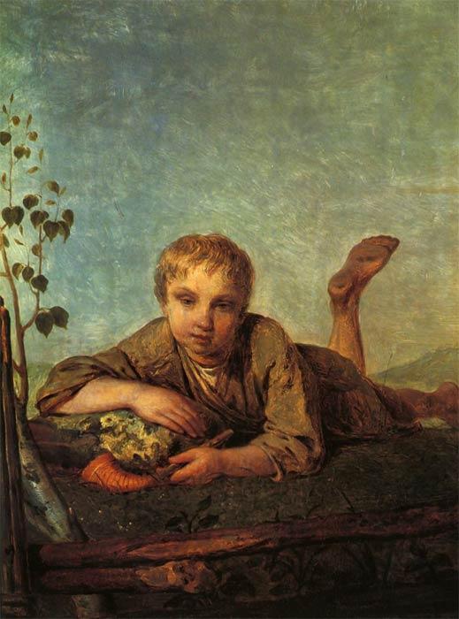 A Herd-boy With A Pipe — Alexei Venetsianov
