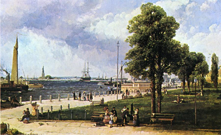 New York Harbor And Battery — Andrew Melrose