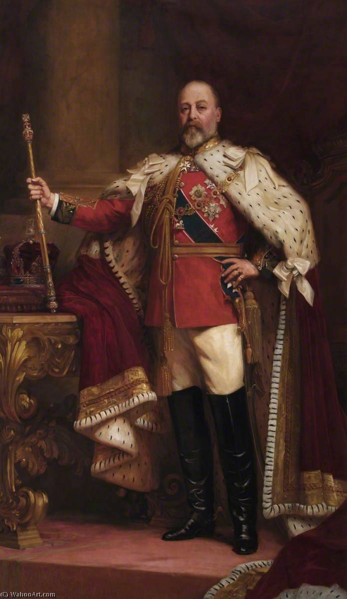 Hm König Eduard Vii (1841–1910), Beschützer Des Handwerks — Samuel Luke Fildes