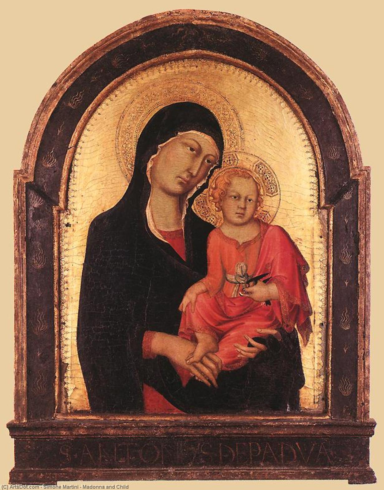 Madonna And Child — Simone Martini