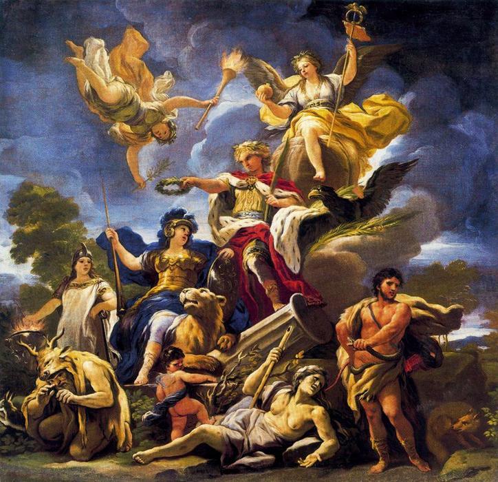 Allegory Of Fortitude — Luca Giordano