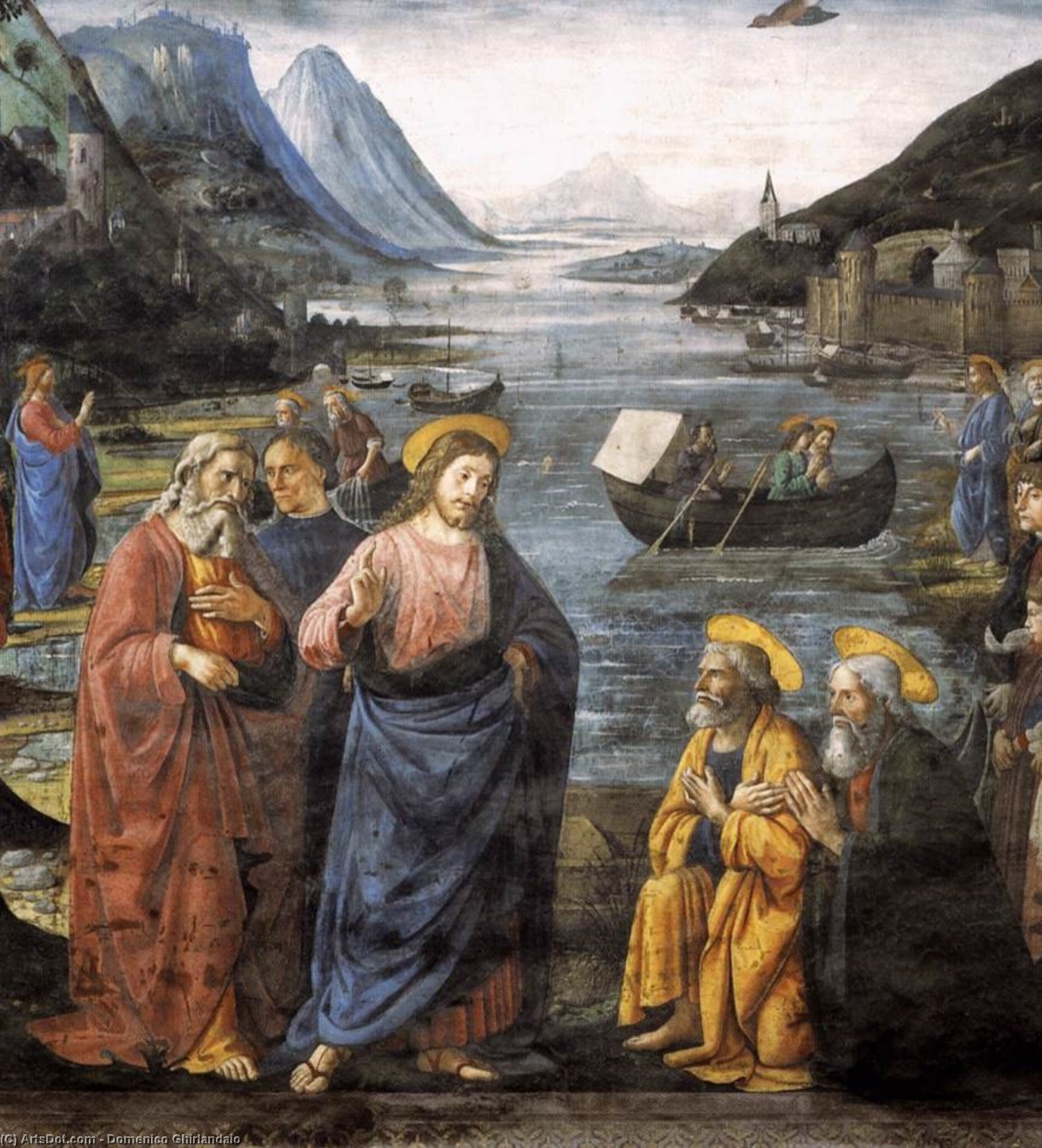 Llamada De Los Apóstoles (detalle) — Domenico Ghirlandaio