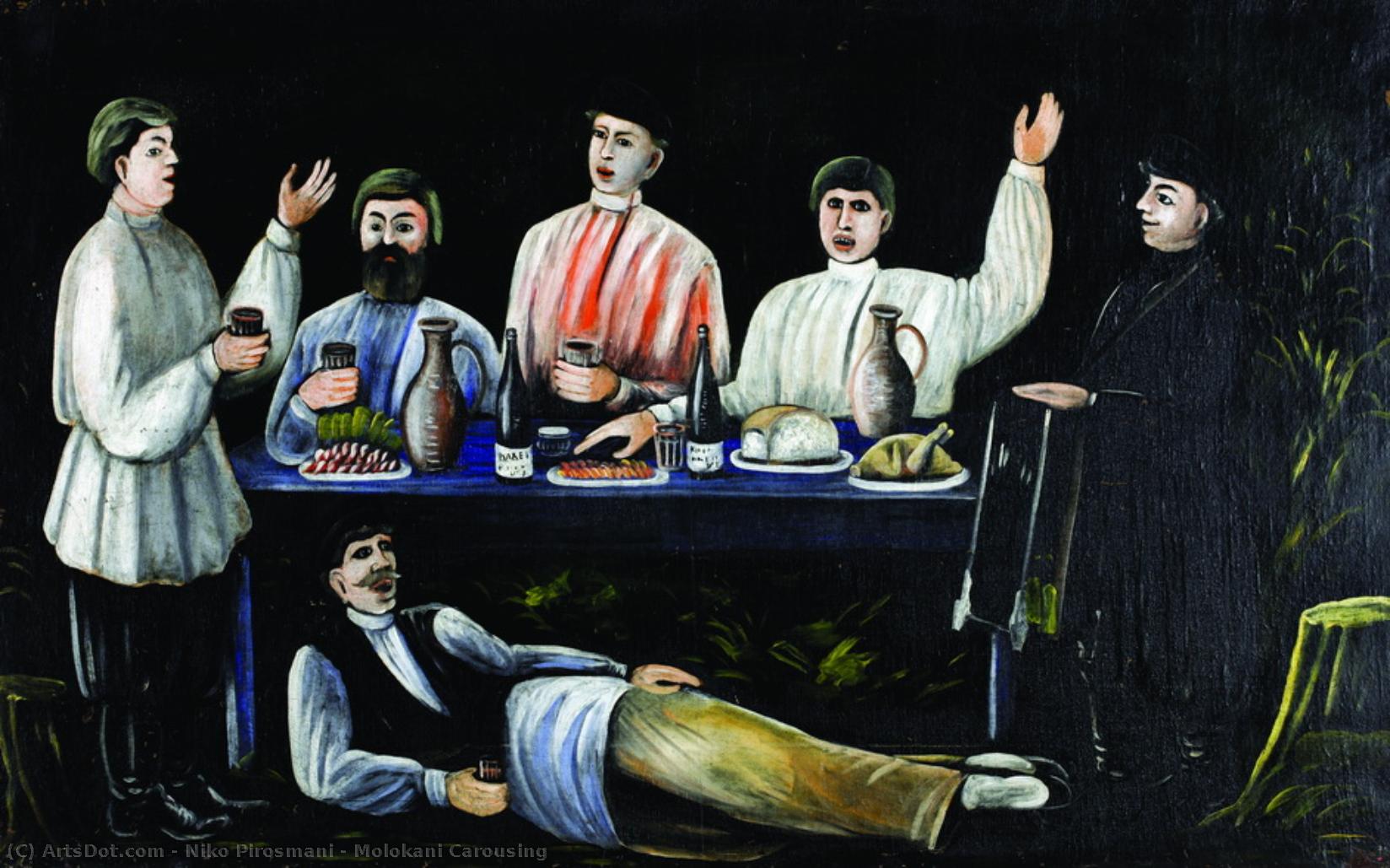 Molokani Carousing — Niko Pirosmani