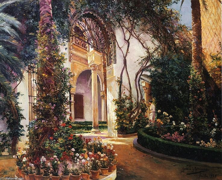 Seville Patio — Manuel García Y Rodríguez
