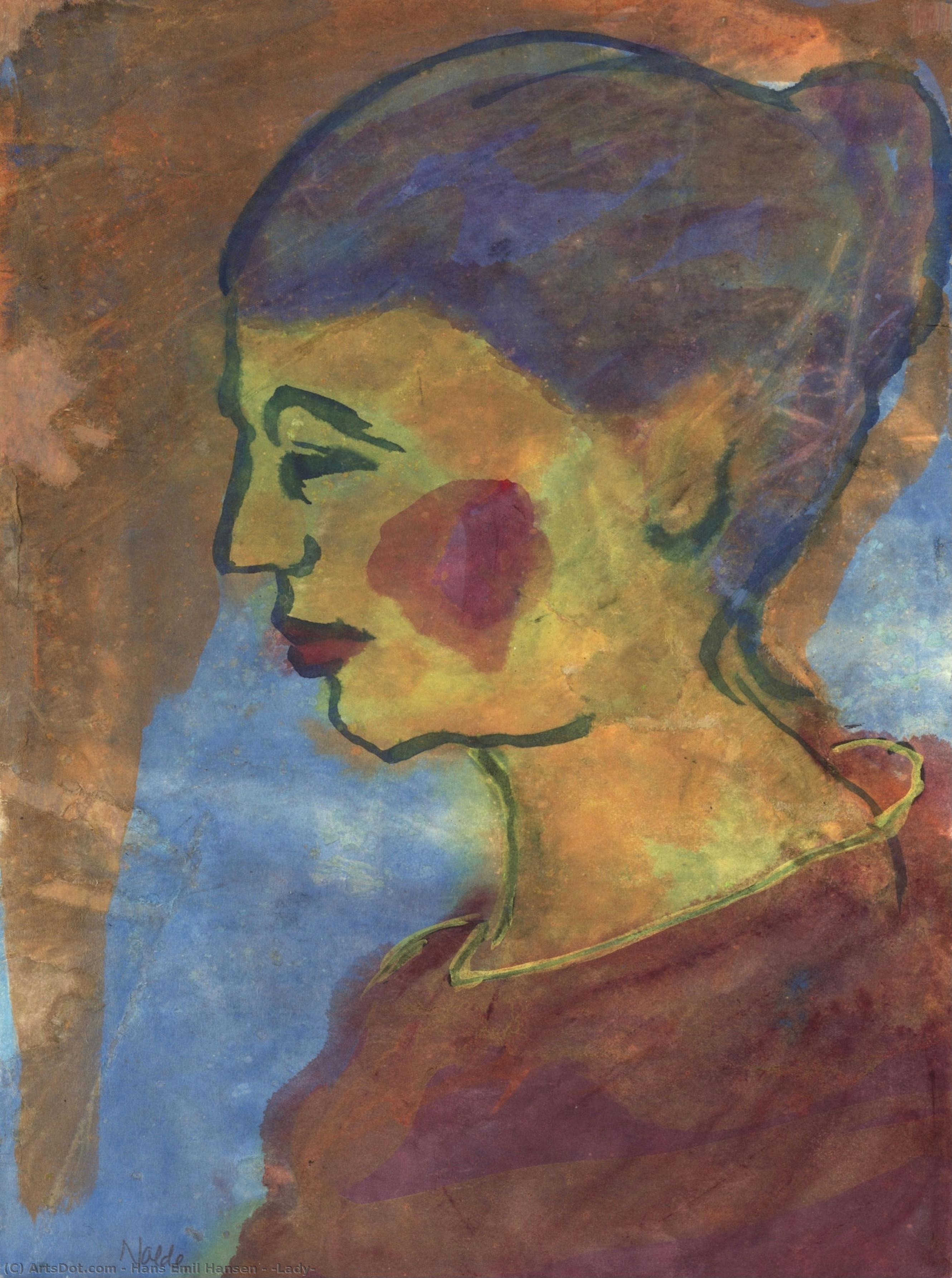 [lady — Emile Nolde