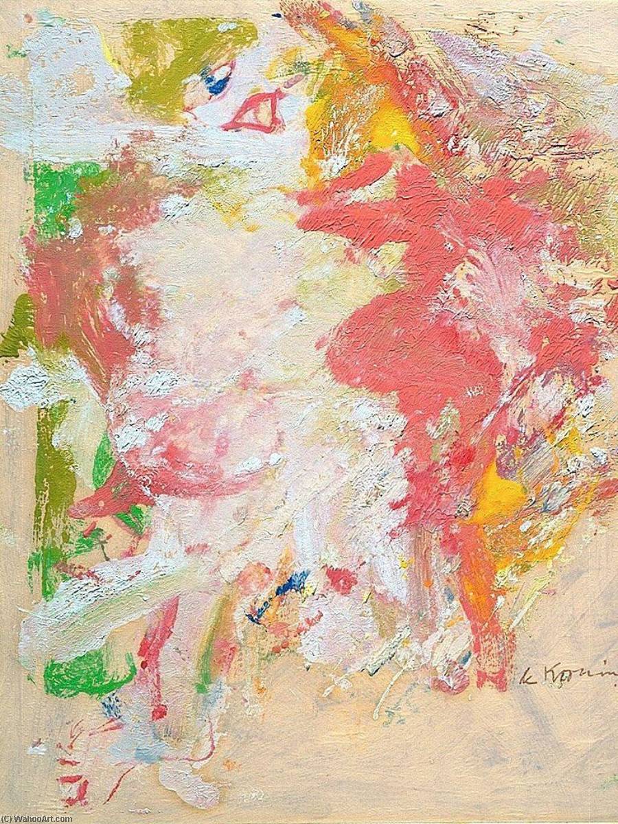 Woman Red Hair, Large Mouth, Large Foot — Willem De Kooning