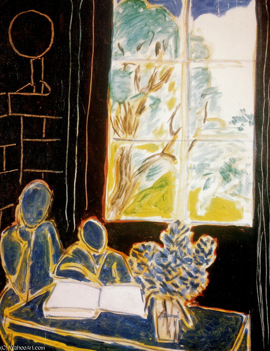 Le Silence Habité Des Maisons Huile Sur Toile Collection Particulière — Henri Matisse