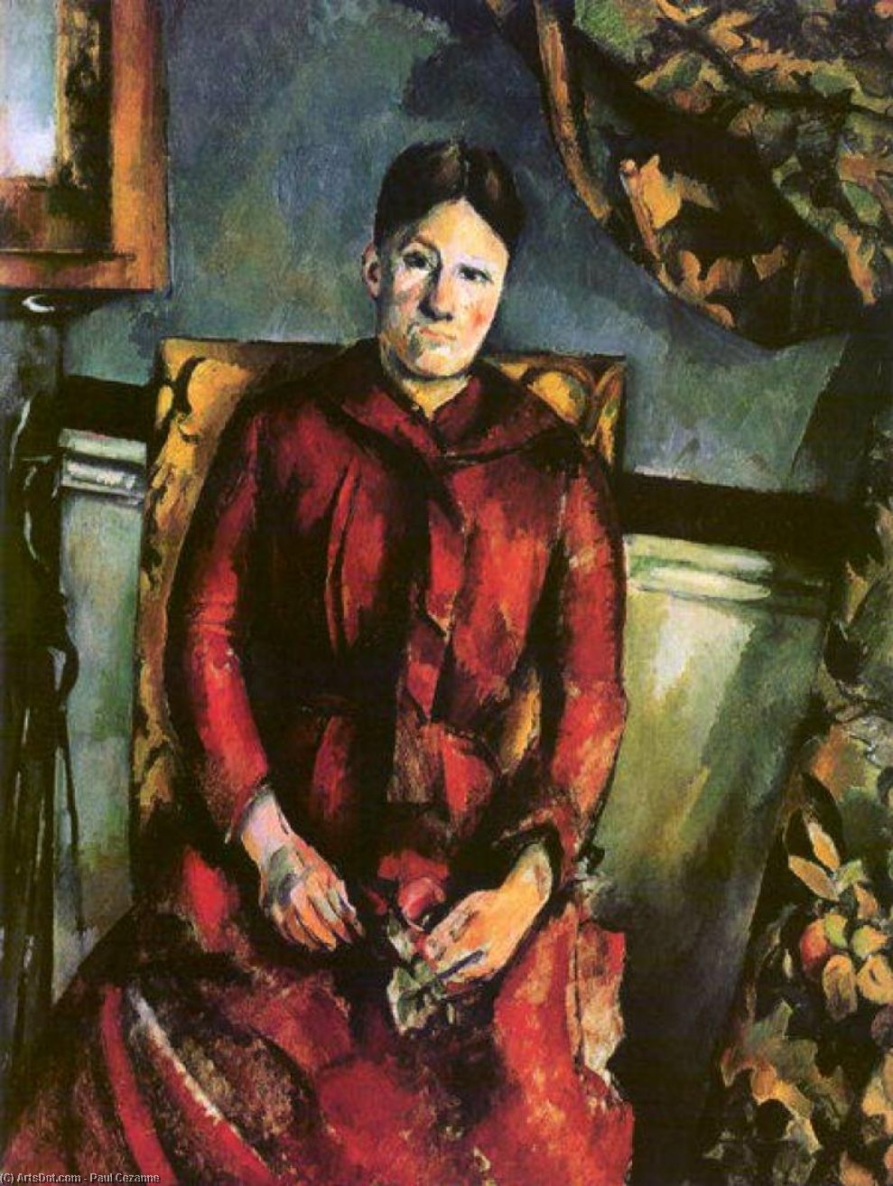 Madame Cézanne I Den Gula Fåtöljen,1890-94, Moma — Paul Cézanne