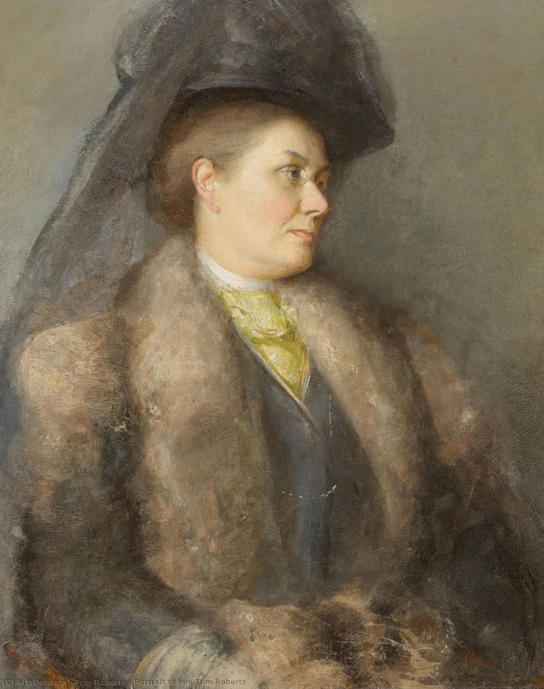 Portrait Of Mrs Tom Roberts — Tom Roberts