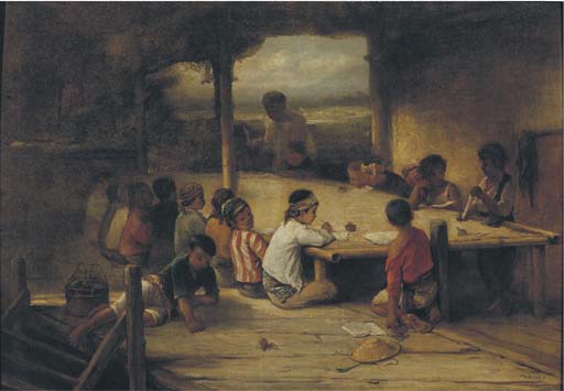 Native School At Sinagar — Johan Mari Henri Ten Kate
