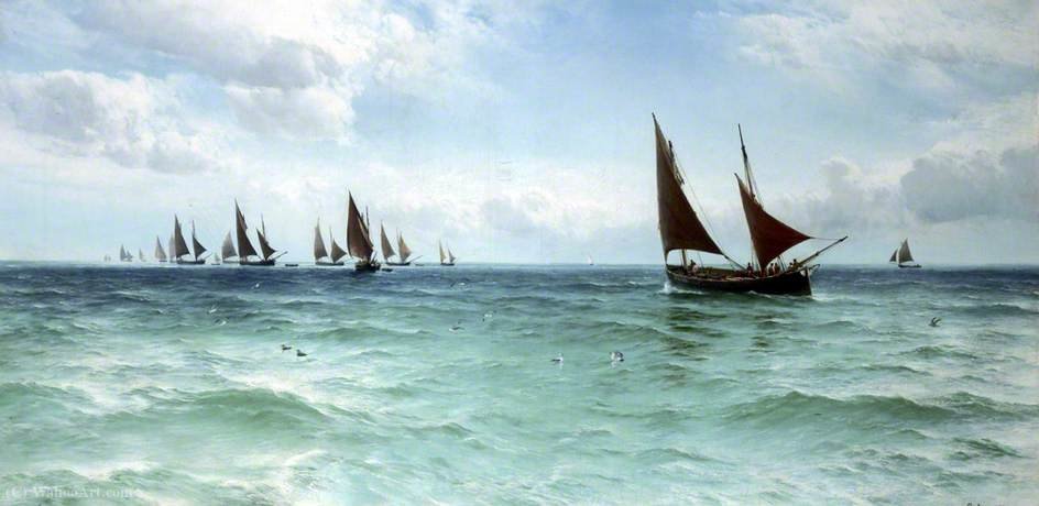 Fishing Boats Going Out — David James